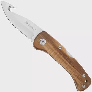 Maserin 763 Skinner Olive Wood, Gut Hook, jachtzakmes