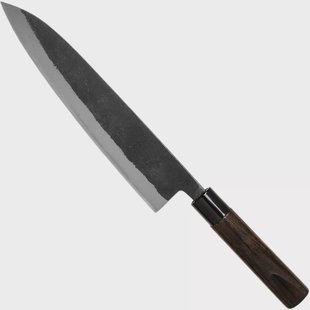 Munetoshi Nashiji Black Gyuto koksmes 24 cm