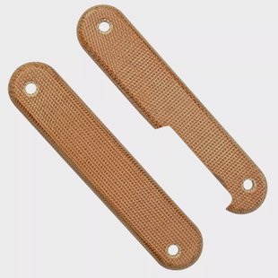 MKM Malga 6 Natural Canvas Micarta greepschalen