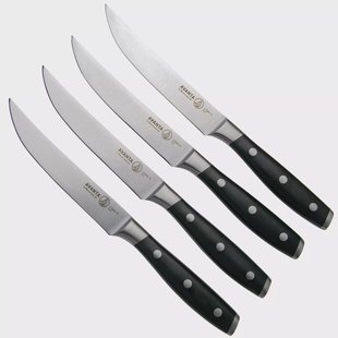 Messermeister Avanta L7684-5-4S, 4-delige steakmessenset, zwart