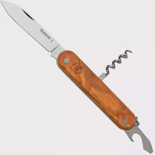 Mercury Multi-Tool Knife 913-3LC Olive Wood, 3 functies, zakmes