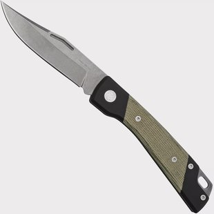 Mercury Luc 9LUCEXSWALCV-C, Elmax, Green Canvas Micarta, zakmes