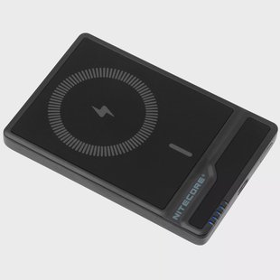 Nitecore NW5000 Magnetic Wireless Charging Powerbank, Forged Carbon Fiber, 5000 mAh