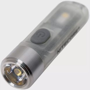 Nitecore TIKI Glow In The Dark oplaadbare sleutelhangerzaklamp, 300 lumen, blauw