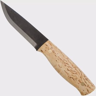 Nordic Knife Design Forester 100 Curly-birch, 2001 vaststaand mes