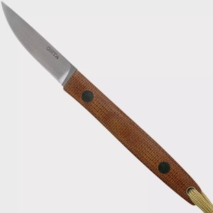 Ohta OFB SS 50 Natural Canvas Micarta vaststaand mes