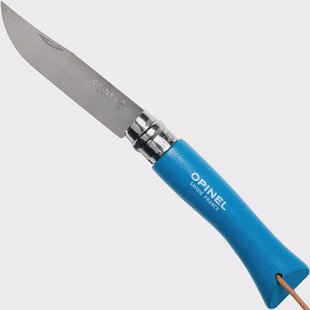 Opinel zakmes Trekking No. 07RV zakmes, Cyan Blue