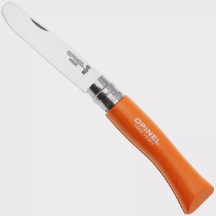 Opinel No. 07 My First Opinel 002363 Mandarin, kinderzakmes