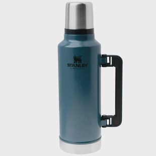 Stanley The Legendary Classic Bottle 2.0QT, Hammertone Lake 10-07934-078 thermosfles met schenkdop en drinkbeker, 1.9L