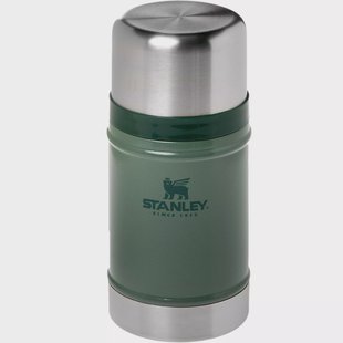 Stanley The Legendary Food Jar 24oz, Hammertone Green 10-07936-003 voedselcontainer met schroefdeksel en beker, 700 ml