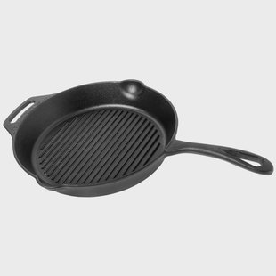 Petromax gietijzeren grillpan/ skillet 30 cm met steel