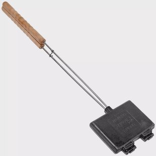 Petromax wafelijzer van gietijzer