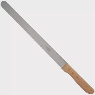 Robert Herder 1607120028 brood en vleesmes 31.5 cm, eikenhout