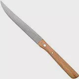 Robert Herder universeel mes straight classic roodbeuken RVS