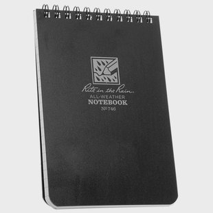 Rite in the Rain notebook 4 x 6 zwart, 746