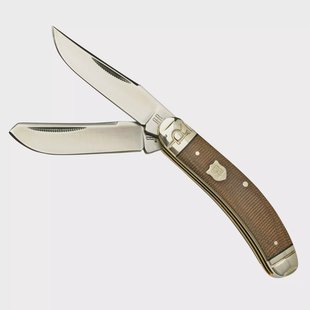 Rough Ryder Brown Burlap Sowbelly RR2332, zakmes