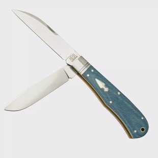 Rough Ryder Reserve Heavy Trapper Denim Micarta, RRR011 slipjoint zakmes