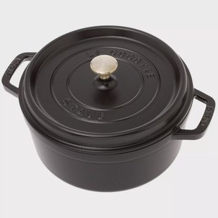 Staub braadpan - cocotte 24cm, 3,8L, zwart
