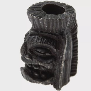 Schmuckatelli Ku Tiki Bead Black Oxidized