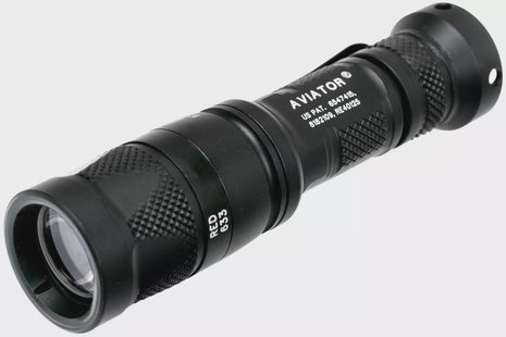 SureFire Aviator rood, 250 lumen