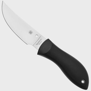Spyderco Moran Upswept FB01P Black FRN, vaststaand mes