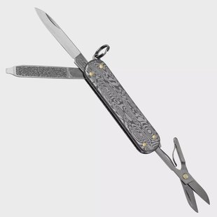 Victorinox Classic SD Brilliant, Damast, 0.6221.34 Zwitsers zakmes