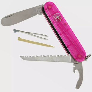 Victorinox My First Victorinox roze 0.2373.T5 kinderzakmes