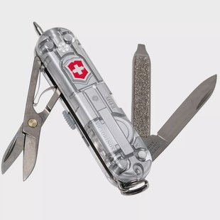 Victorinox Signature Lite transparant zilver 0.6226.T7 Zwitsers zakmes