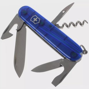 Victorinox Spartan transparant blauw 1.3603.T2 Zwitsers zakmes