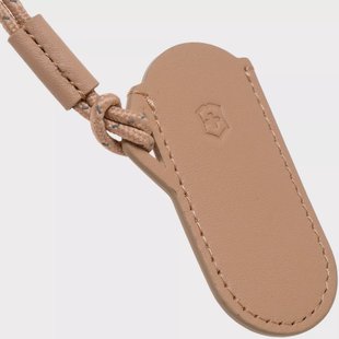 Victorinox Classic Colors lederen etui, Wet Sand 4.0670.49