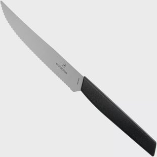 Victorinox Swiss Modern 6.9003.12W steakmes 12 cm, zwart Victorinox Swiss Modern 6.9003.12W steakmes 12 cm, zwart