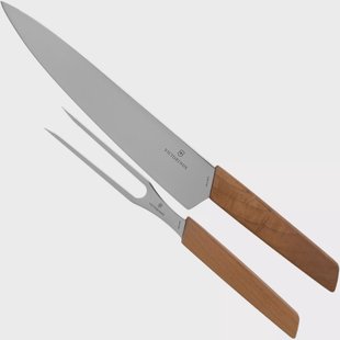 Victorinox Swiss Modern 6.9091.2 trancheerset, walnoothout