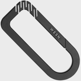 WESN CB, SN08-1, Black Titanium, karabijnhaak