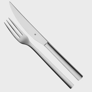WMF Nuova 1291436040 steakmes en vork 2-delig