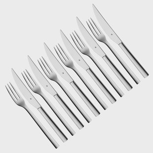 WMF Nuova 1291436046 steakmessen en vorken 12-delig
