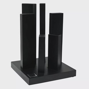 Yaxell Tower 39070 magnetisch messenblok voor 6 messen, zwart