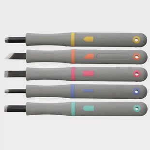 Yoshiharu MRG-5 Maruichi Japanse houtsnijmessen, set van 5