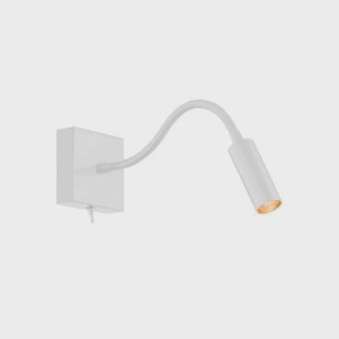 Argon Wandlamp Ojos, wit, leeslamp, verstelbaar, 33 cm, G9