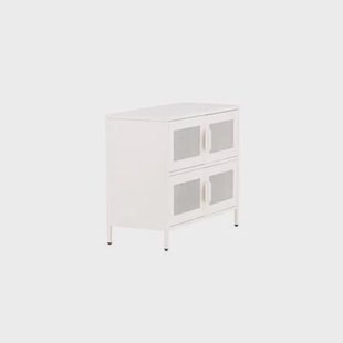 Fjôrd - Dressoir Wit 90cm - Metaal - Nett Fjôrd - Dressoir Wit 90cm - Metaal - Nett
