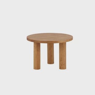 Fjôrd - Salontafel Naturel Ø60cm - Rubberhout - Duxbury