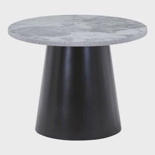 House Nordic - Salontafel Grijs|Zwart - Ø60x45cm - Brito