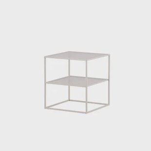 Fjôrd - Bijzettafel Beige 65cm - Staal - Netz