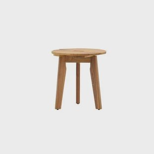 Fjôrd - Bijzettafel Naturel Ø40cm - Acaciahout - Chania