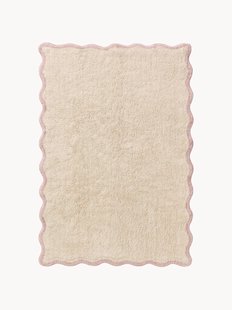 Handgetuft kindervloerkleed Emilia van katoen, wasbaar