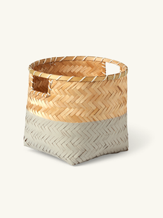 Mand - Bamboe. 30 x 28 cm. - Warm Grey - Søstrene Grene Mand - Bamboe. 30 x 28 cm. - Warm Grey - Søstrene Grene