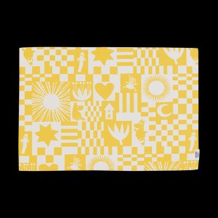 Moomin Arabia Party Moomin placemat 31x46 cm Geel