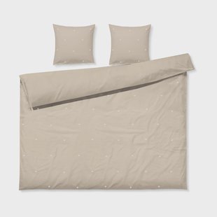 Juna Daisy dekbedovertrek 220x220 cm Zand-wit