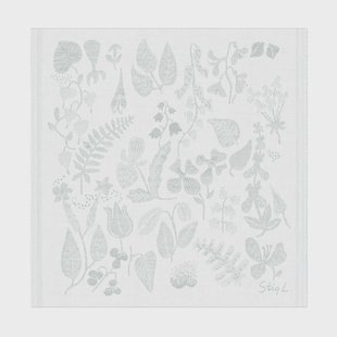 Ekelund Linneväveri Herbarium servet 35x35 cm Grijs