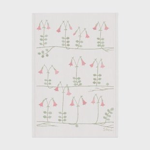 Ekelund Linneväveri Linnea theedoek 35x50 cm Roze