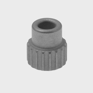 Daily Customs Simple Bead Stripes Titanium, zilver